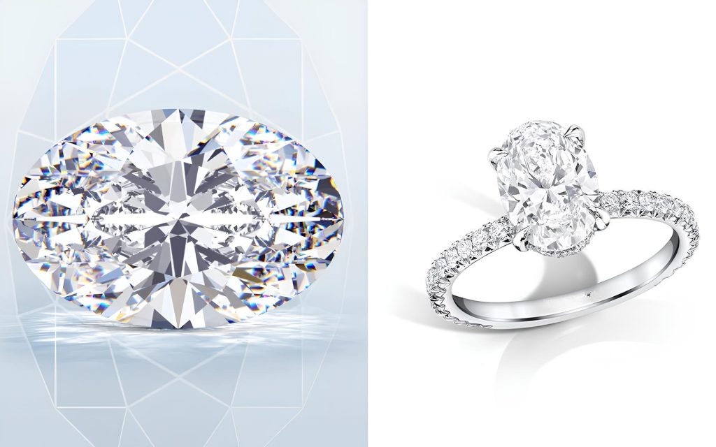 Vẻ đẹp và ý nghĩa của kim cương Oval Diamond