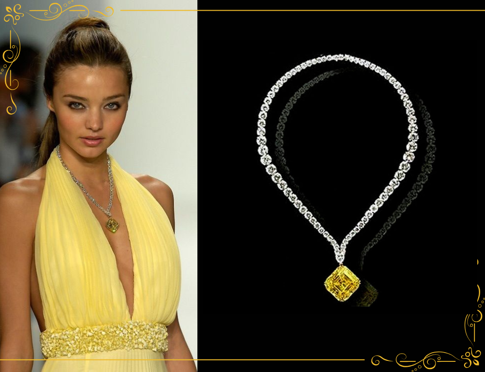 Vòng cổ kim cương Leviev’s Vivid Yellow Necklace