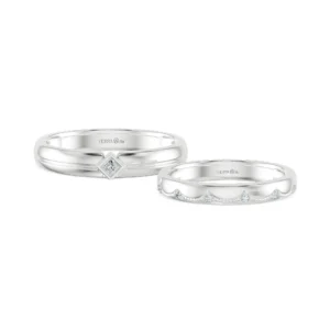 Nhẫn cưới nữ kim cương NCF2062