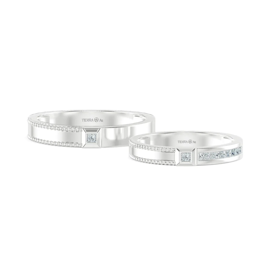 Nhẫn cưới nam kim cương NCM9005