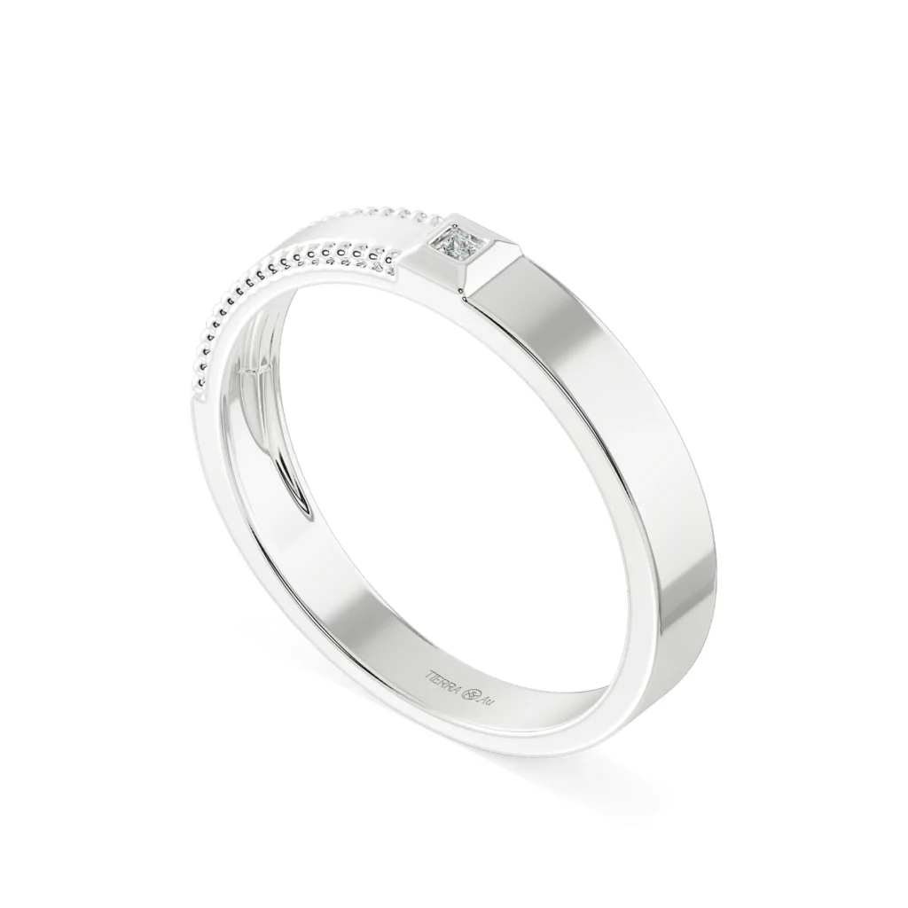 Nhẫn cưới nam kim cương NCM9005