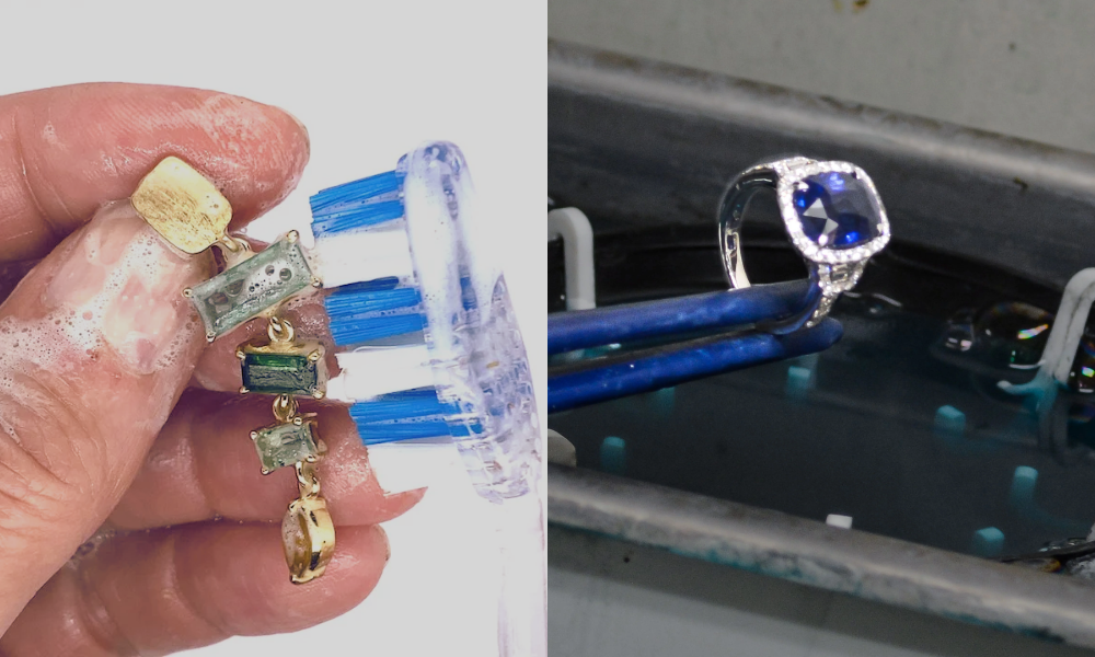 Cách vệ sinh đá Azurite