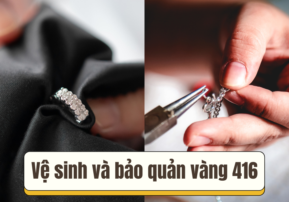 Nên vệ sinh vàng 416 thường xuyên