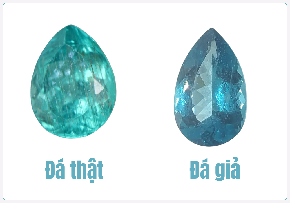 Đá Apatit thật và giả