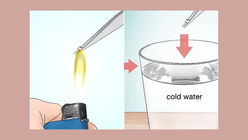 Cách test kim cương tại nhà bằng lửa