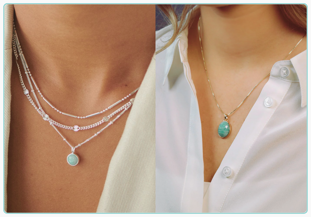 Đá Amazonite hợp nhất mệnh Thủy và Mộc