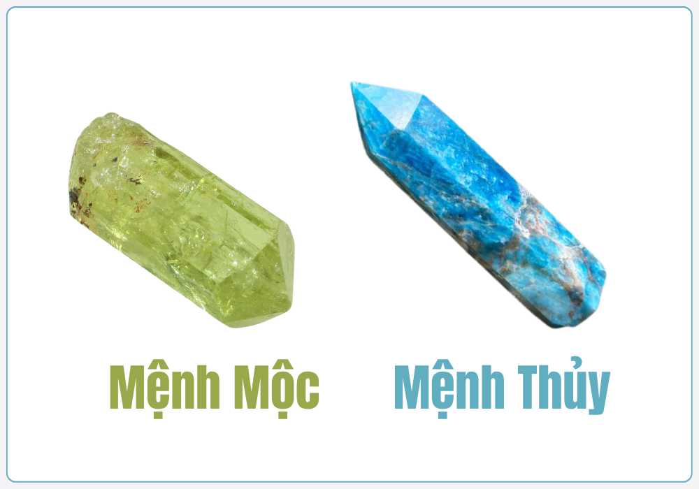 Apatit rất hợp với người mệnh Thủy và mệnh Mộc