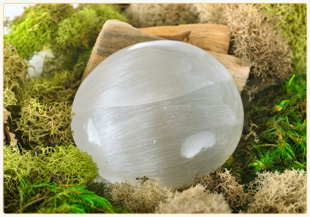 Đá selenite là một loại khoáng vật trong suốt