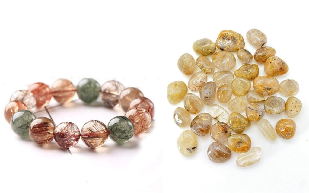 Đá Thạch anh tóc (Rutilated Quartz)