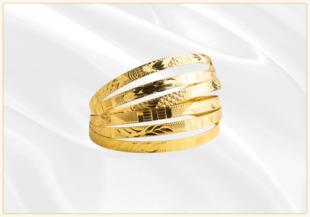 Đặc điểm của bộ vòng ximen vàng 18K 7 chiếc