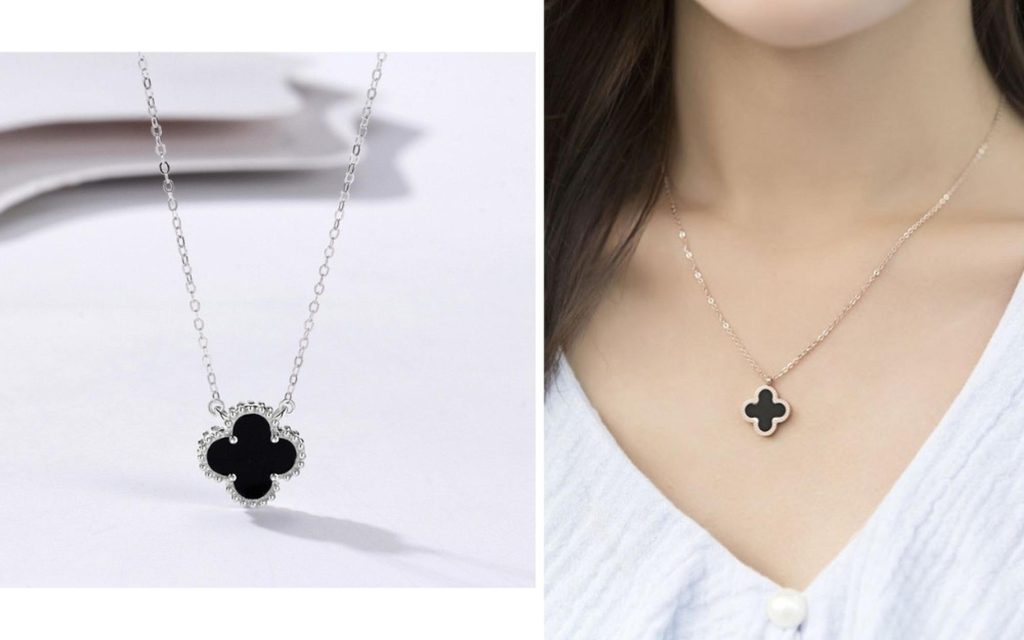 Dây chuyền Titan cỏ bốn lá cho nữ