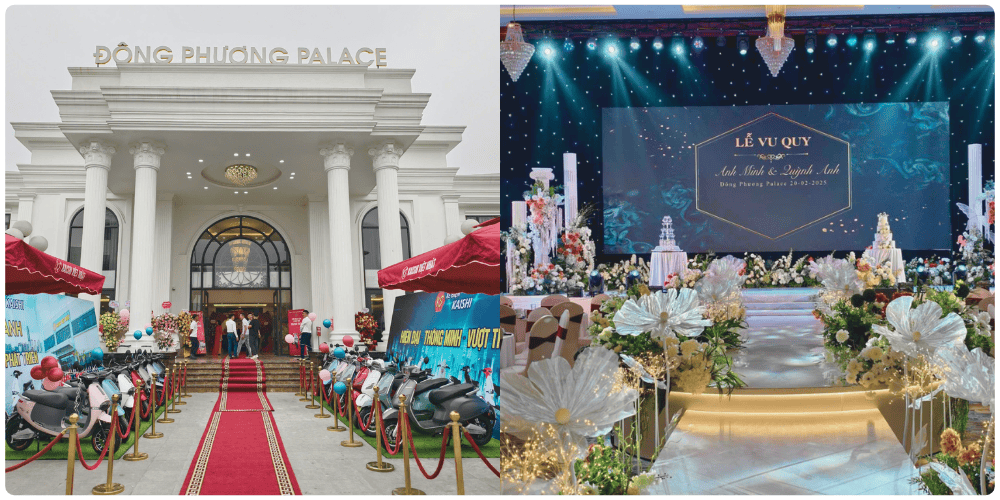 Đông Phương Palace là địa điểm tổ chức lễ cưới trang trọng