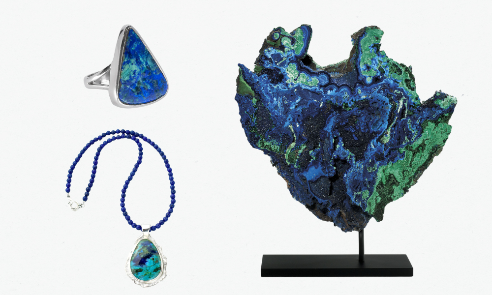 Giá đá Azurite
