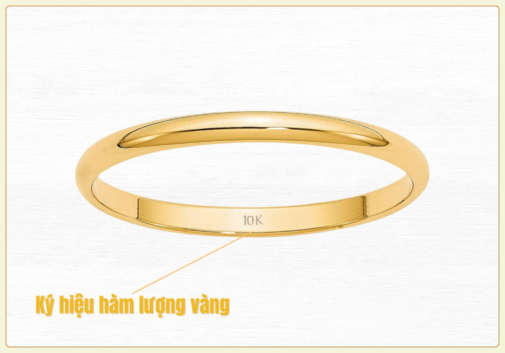 Giá nhẫn vàng tây 10k bao nhiêu phụ thuộc vào hàm lượng vàng