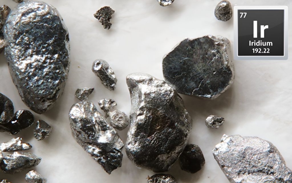 Iridium là một trong những kim loại cứng nhất hành tinh