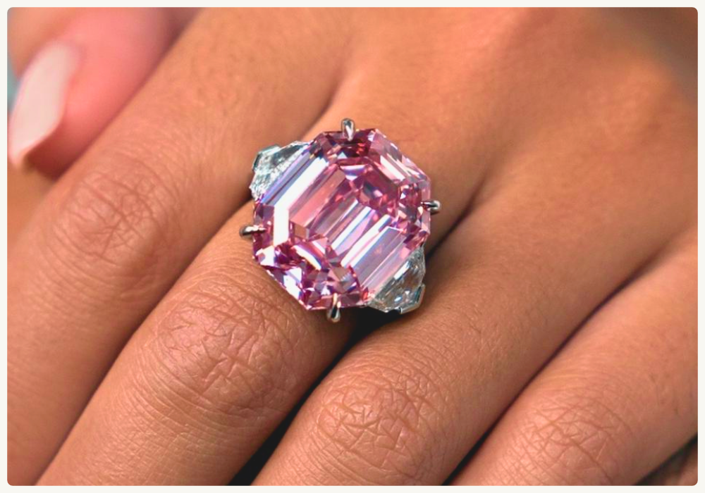 Nhẫn kim cương Winston Pink Legacy