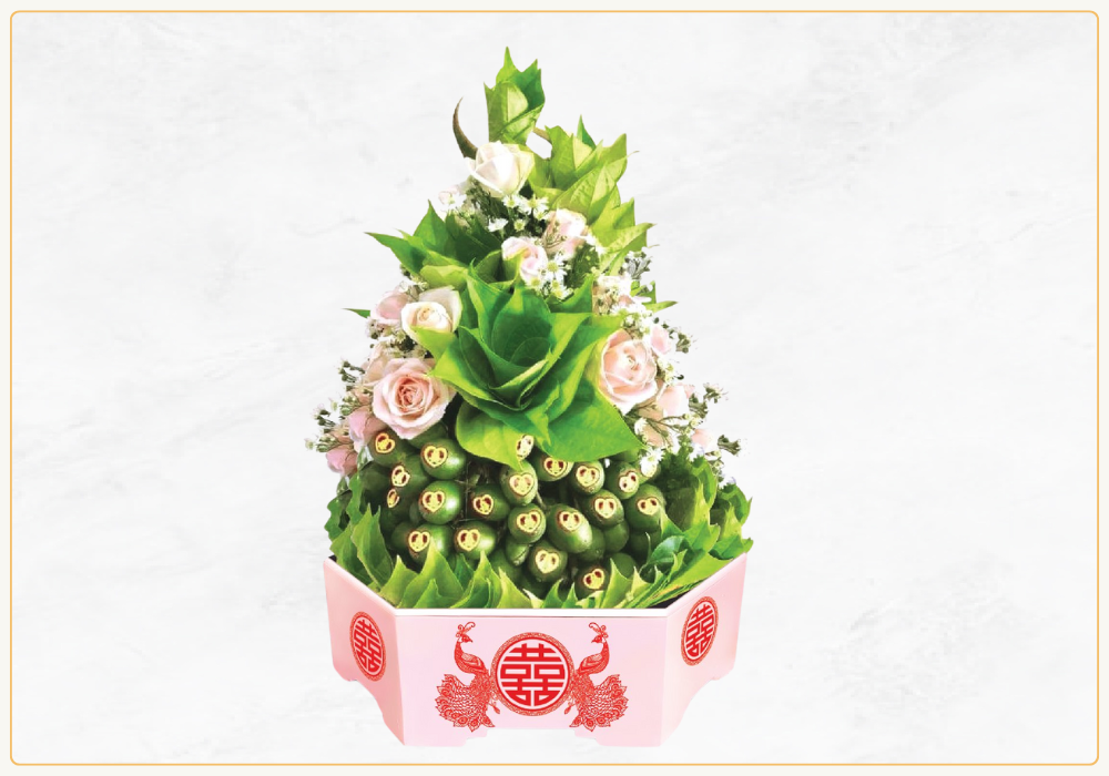 Trầu cau đám cưới phải có cau, lá trầu, dây trầu