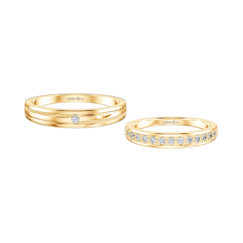 Những mẫu nhẫn cưới giá từ 15 triệu đồng cho các cặp đôi 19 Mẫu nhẫn cưới giá từ 15 triệu BNC1002