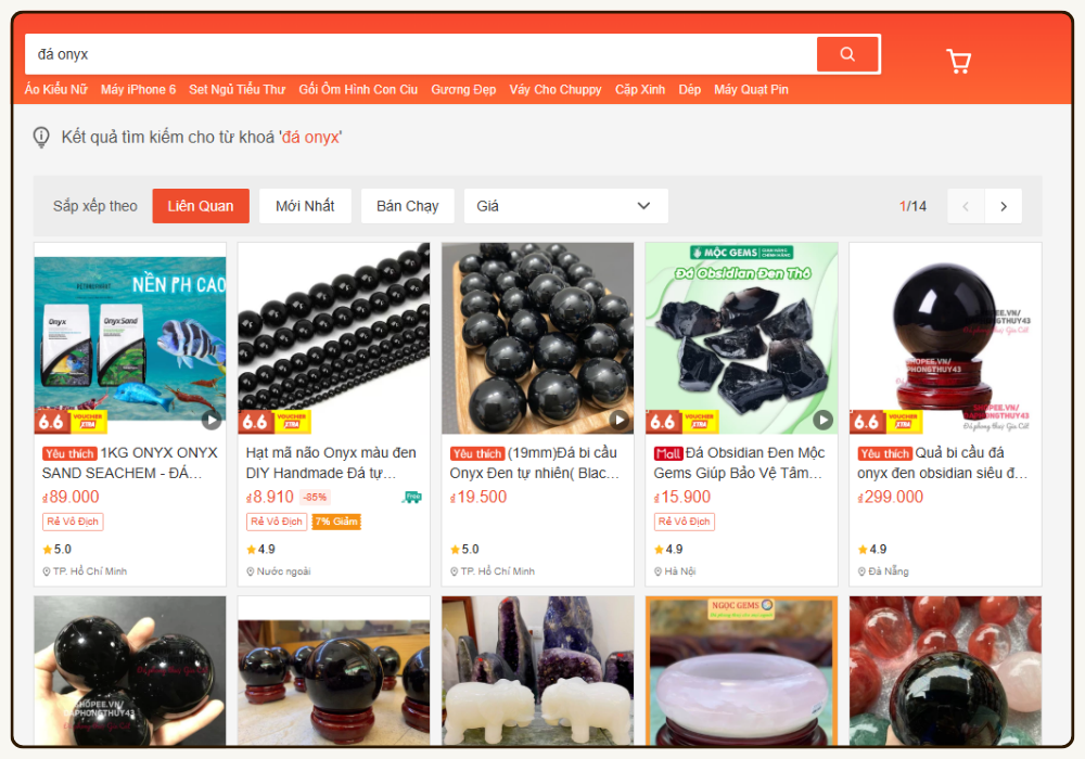 Onyx là đá gì? Đá Onyx giá bao nhiêu? Hợp mệnh gì? 8 Hiện nay bạn có thể mua đá Onyx đen và màu khác online