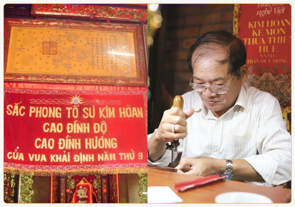 Nghề kim hoàn bắt nguồn từ làng Kế Môn vào TK XIV