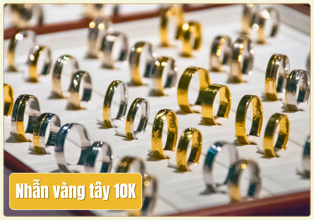 Nhẫn vàng tây 10K được yêu thích