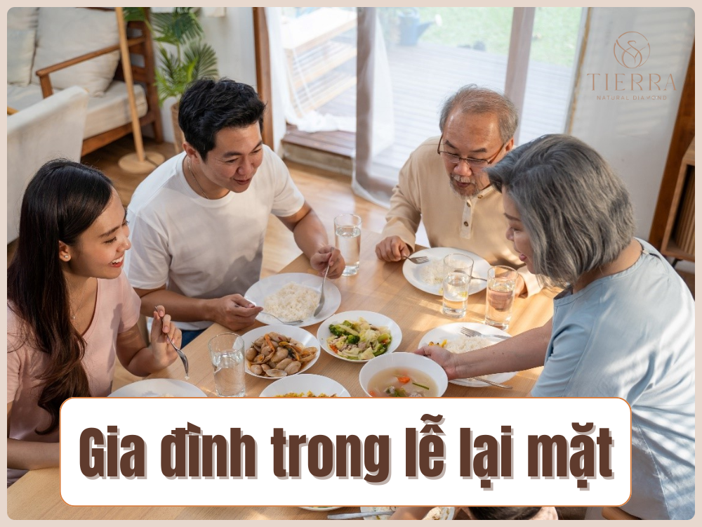 Lễ lại mặt cần đầy đủ các thành viên