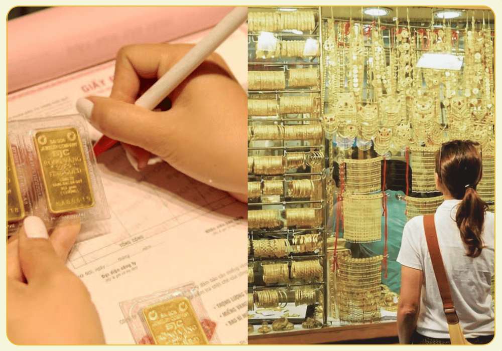 Giữ lại giấy tờ cần thiết khi mua vàng 680