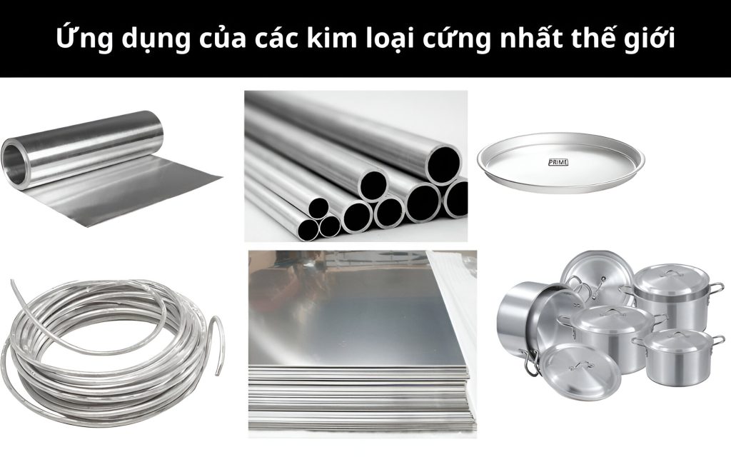 Những ứng dụng của các kim loại cứng nhất thế giới