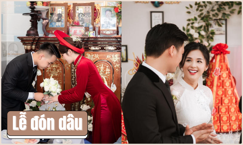 Lễ đón dâu về nhà trai