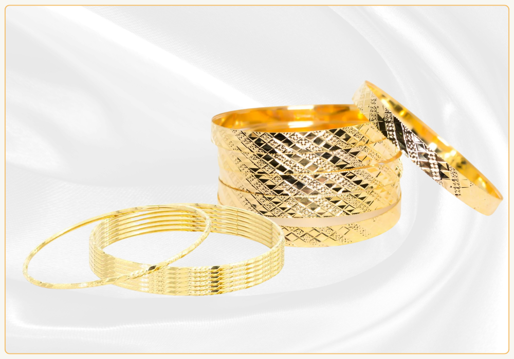 Yếu tố ảnh hưởng giá bộ vòng ximen vàng 18K 7 chiếc