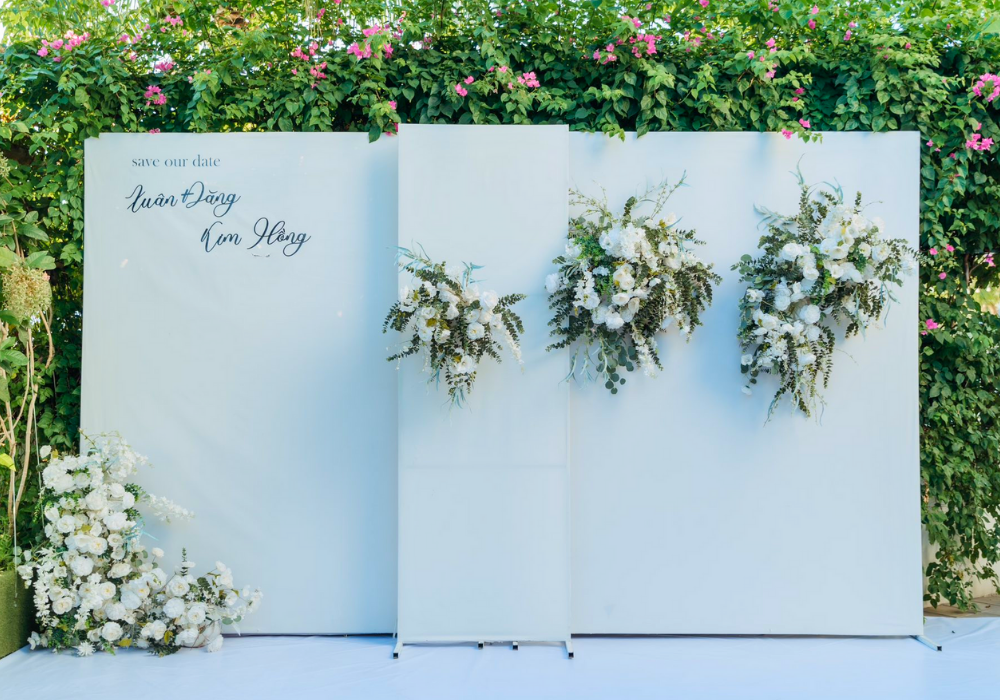 backdrop đám cưới handmade là gì