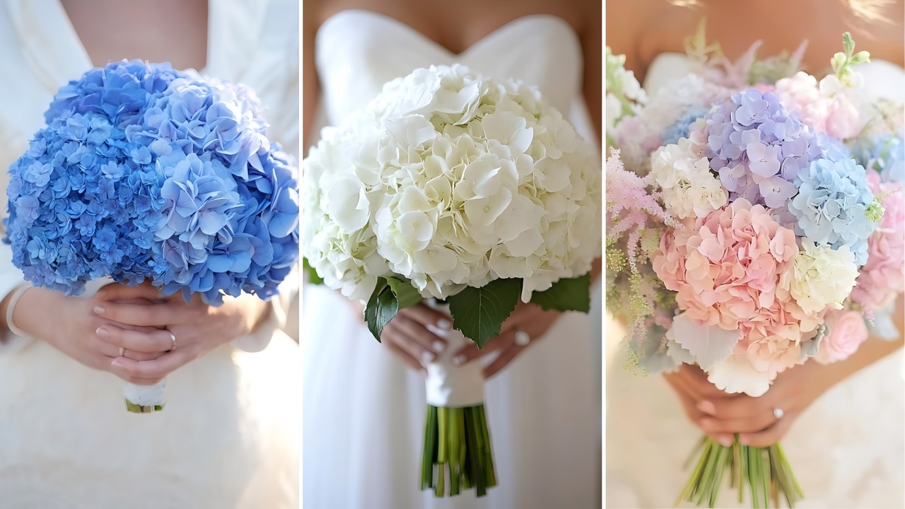 10+ Mẫu hoa cưới cẩm tú cầu đẹp và ý nghĩa nhất