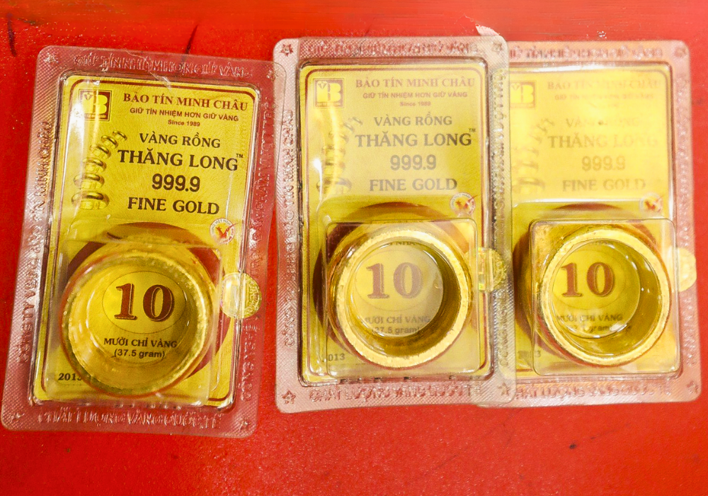 Các loại vàng 3 phân phổ biến hiện nay