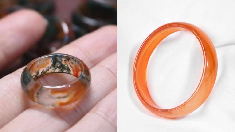 Các sản phẩm được chế tác từ đá mã não trên thị trường - trang sức