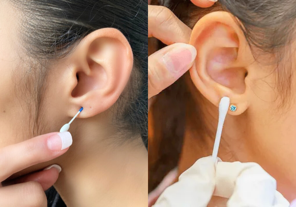 Bấm lỗ tai có đau không? Bấm lỗ tai bao lâu thì lành? 6 Cách vệ sinh sau khi bấm lỗ tai