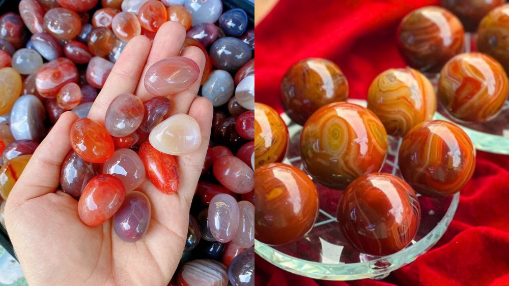 Cách phân biệt đá mã não thật giả