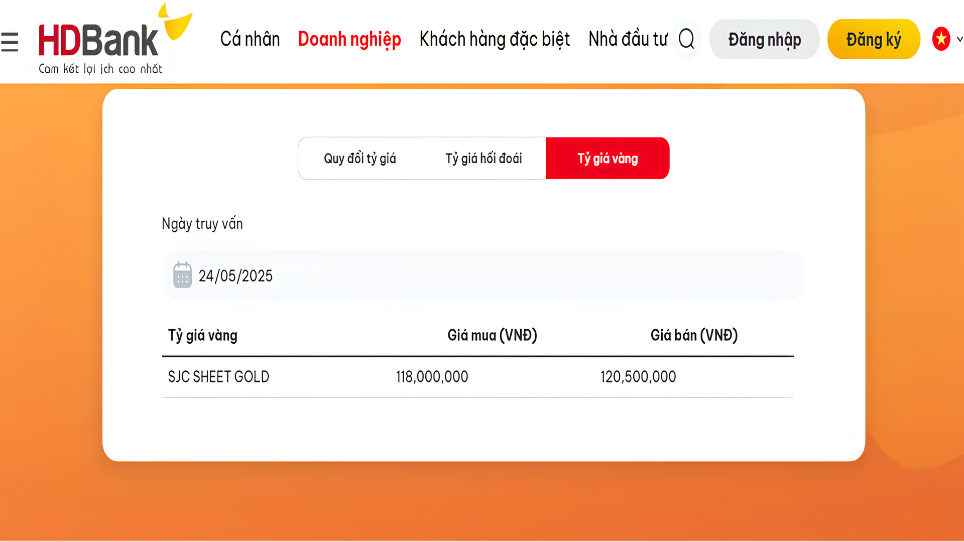 Cách tính giá vàng ra tiền
