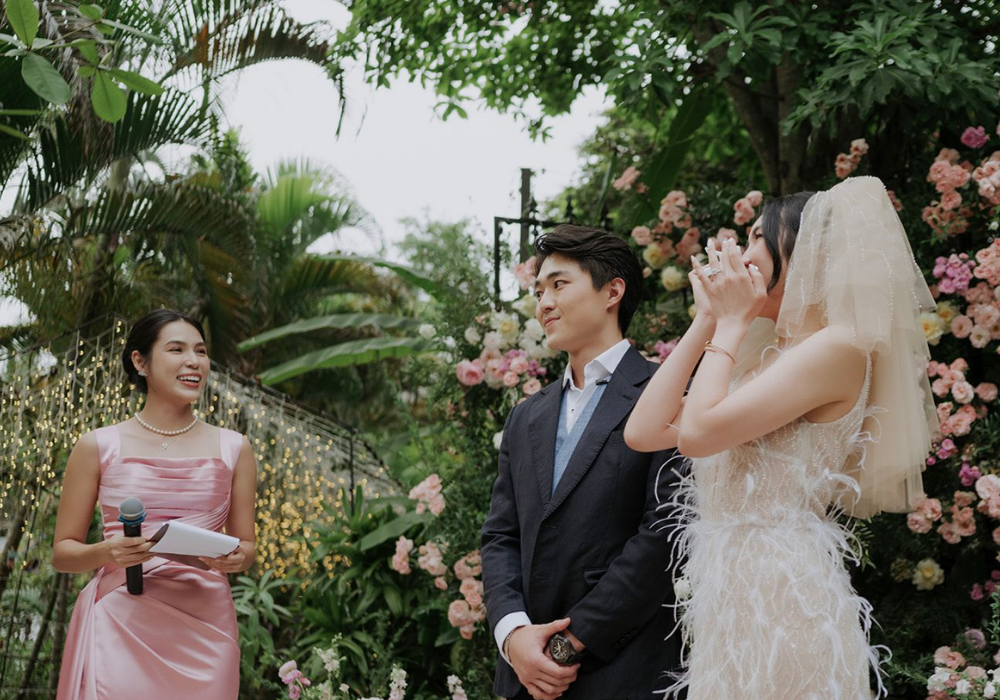 Phần tiệc mừng trong kịch bản MC đám cưới
