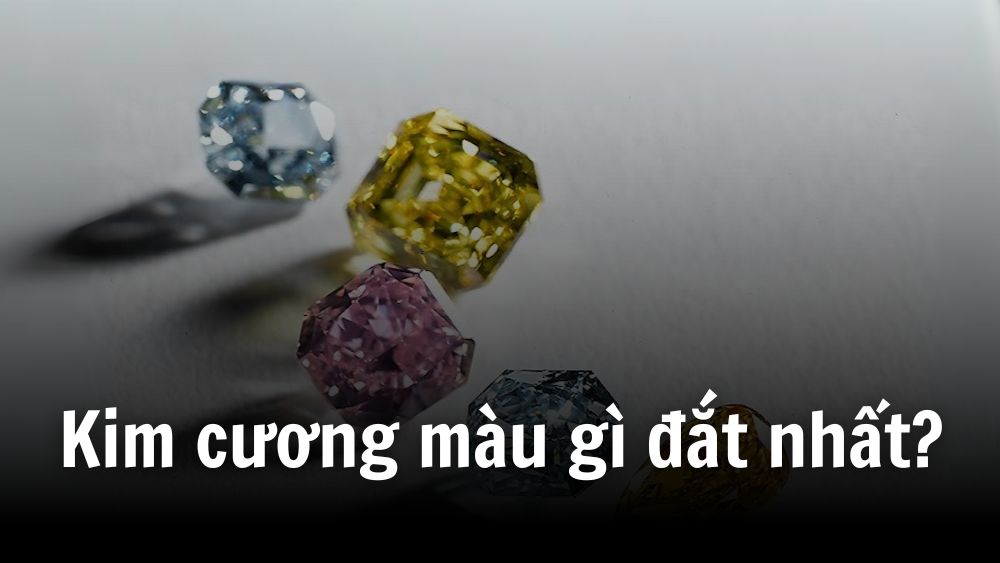 [GIẢI ĐÁP] Kim cương màu gì đắt nhất trên thế giới?