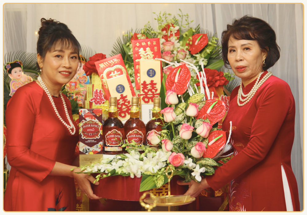 Chè trong lễ ăn hỏi 7 tráp rồng phượng