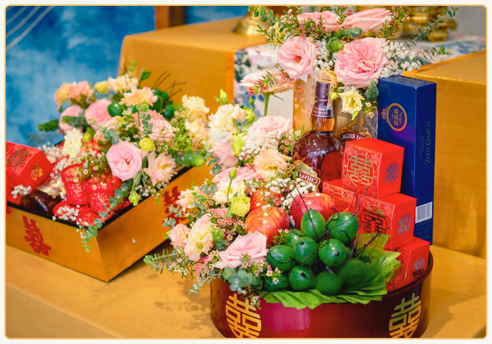 Lưu ý khi chuẩn bị lễ ăn hỏi 7 tráp rồng phượng