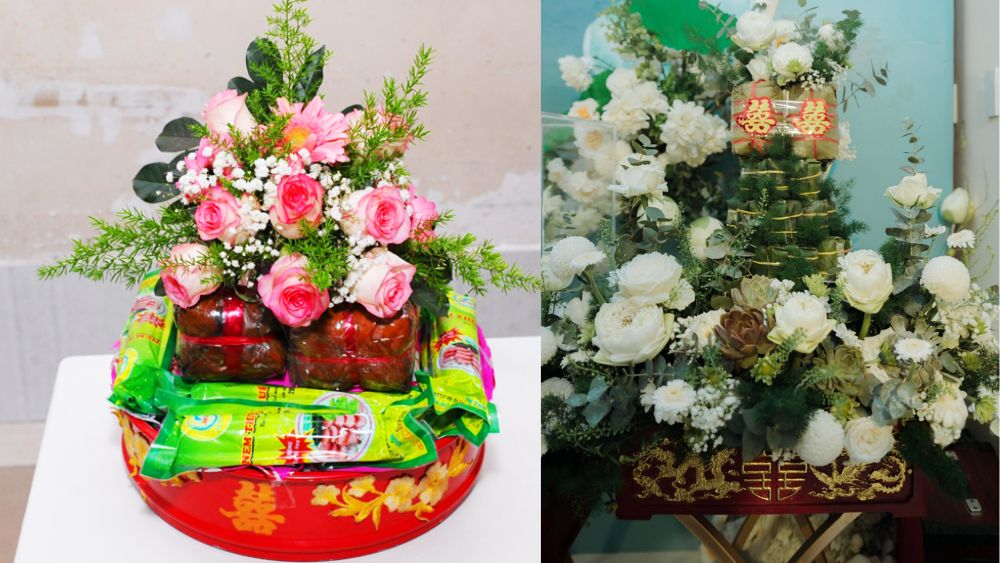 Mâm chả nem/bánh đậu xanh