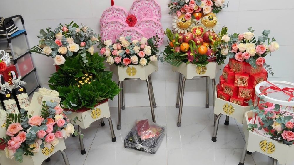 Mâm quả cho đám cưới