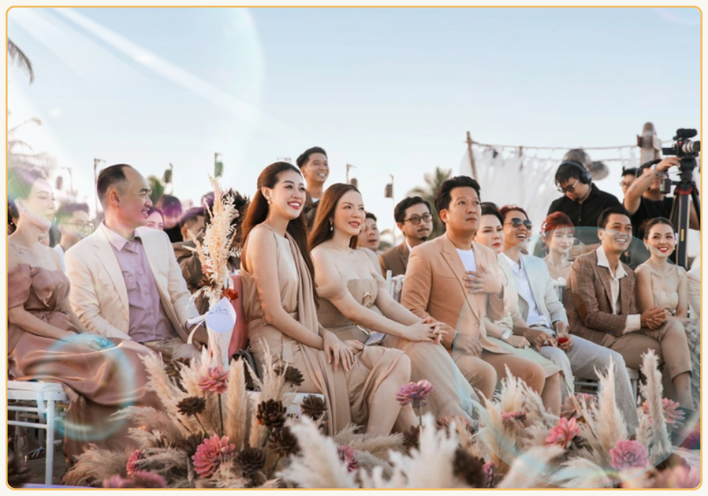 Bữa tiệc đồng nhất khi có dress code đám cưới
