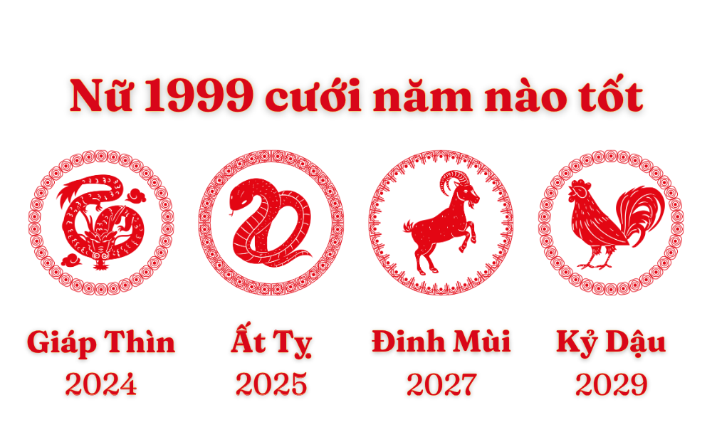 Nữ 1999 lấy chồng tuổi nào hợp để hôn nhân viên mãn cả đời? 9 nữ 1999 lấy chồng năm nào đẹp