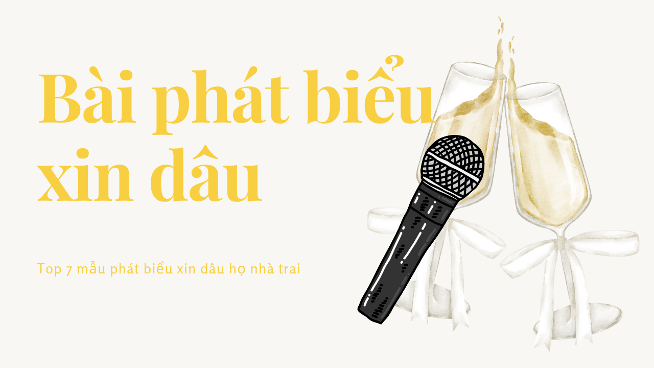 Mẫu phát biểu xin dâu của họ nhà trai ngắn gọn