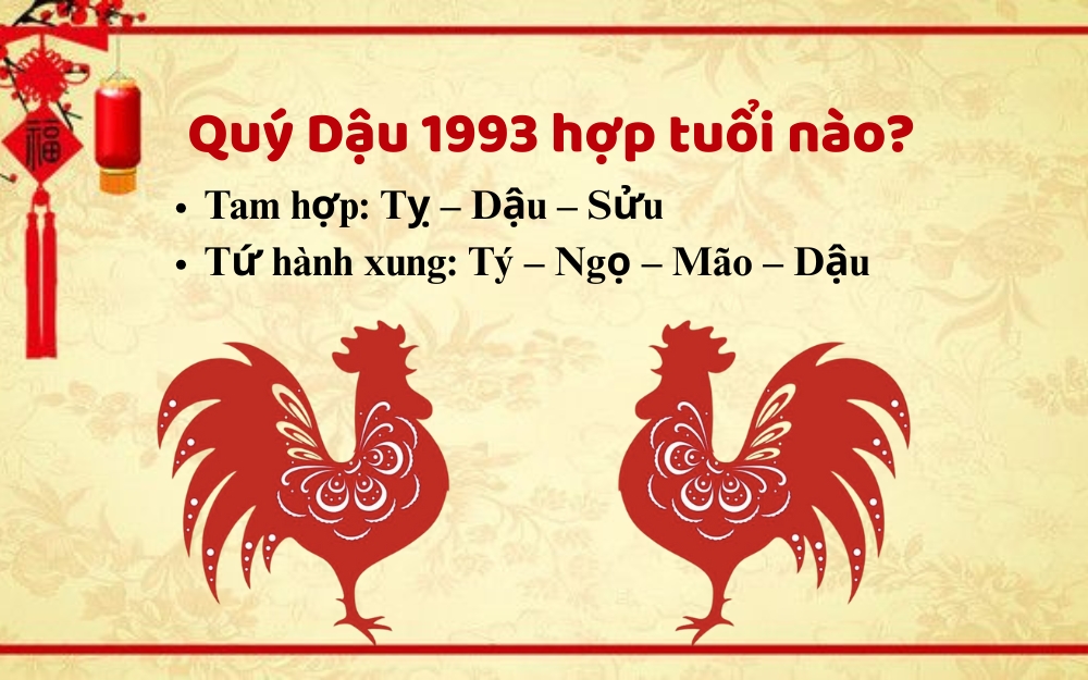 Người sinh năm 1993 mệnh gì hợp tuổi nào kỵ tuổi nào?