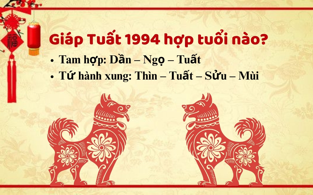 Người sinh năm 1994 là mệnh gì hợp tuổi nào?