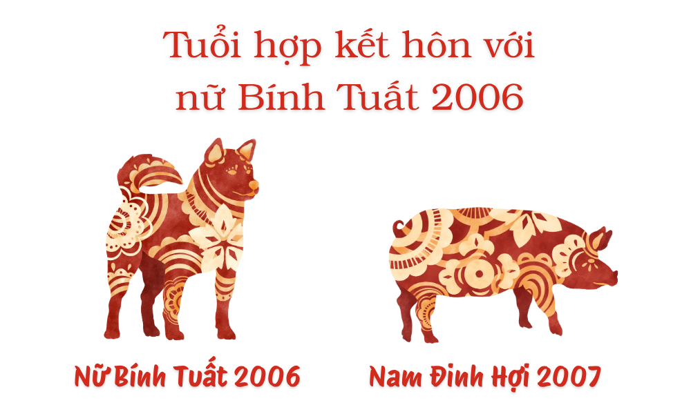Nữ tuổi Bính Tuất 2006 lấy chồng tuổi Đinh Hợi 2007