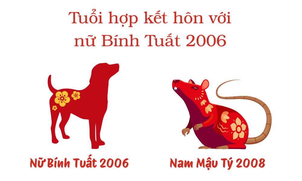 Nữ tuổi Bính Tuất 2006 lấy chồng tuổi Mậu Tý 2008